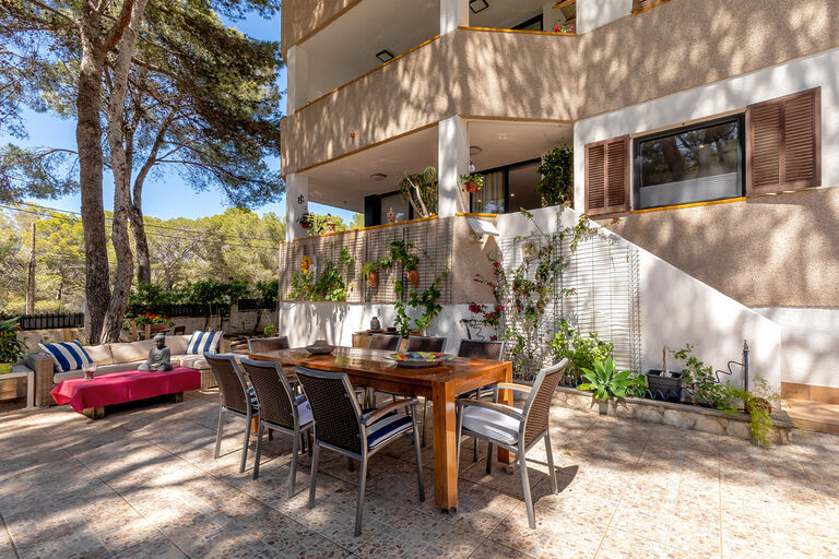 Apartment in Santa Ponsa - Großzügige, nach Süden ausgerichtete Südterrasse