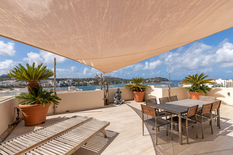 Apartment in Santa Ponsa - Südterrasse mit Meerblick