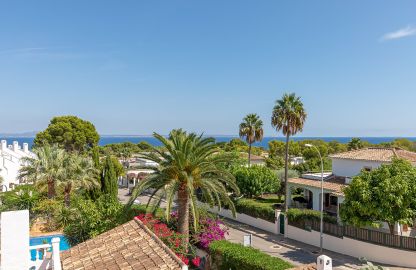 Villa in Sol de Mallorca - Schöner Meerblick von der Dachterrasse