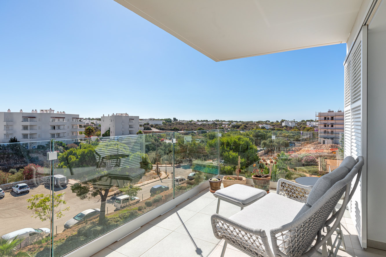 Apartment in Cala D´Or - Panoramablick von der Terrasse aus