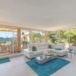 Penthouse in Santa Ponsa - Wohnbereich mit Zugang zur Terrasse