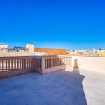 Penthouse in Palma - Terrasse mit Blick auf die Stadt