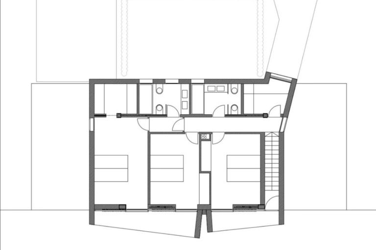 Villa in Sa Rapita - Grundriss vom Obergeschoß