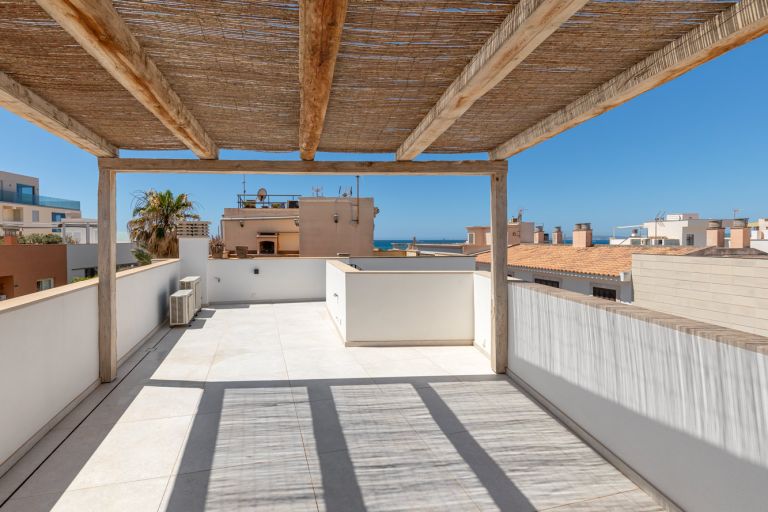 Stadthaus in El Molinar - Dachterrasse mit Traumblick