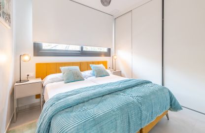 Apartment in Sa Coma - Hauptschlafzimmer mit Einbauschränken