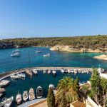 Apartment in Sol de Mallorca - Ausblick auf den Hafen in die Bucht