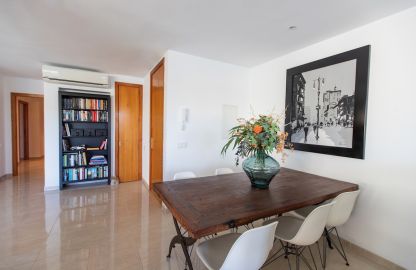 Apartment in Sol de Mallorca - Eßbereich im Wohnzimmer