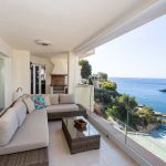 Apartment in Sol de Mallorca - Terrasse mit Grillbereich