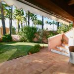 Haus zur Miete in Santa Ponsa - Herrliche Terrasse mit Markise und Gartenblick