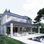 Grundstück in Bendinat - Projekt für eine moderne Villa mit Pool