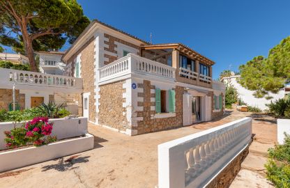 Villa in Port Andratx - Fassade mit Naturstein