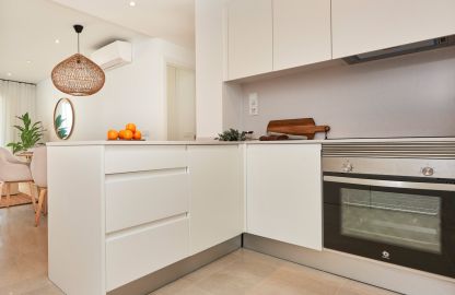 Apartment in Cala D´Or - Offene, voll ausgestattete Küche