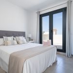 Villa in Cala Romantica - Schlafzimmer mit hochwertigen Einbauten